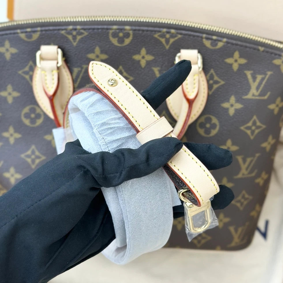 Louis Vuitton Neo Lockit PM Monogram Tote Top Handle Crossbody Bag Women S