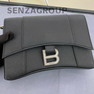 Balenciaga Black Silver Shoulder Crossbody Bag Women Classic Fashion