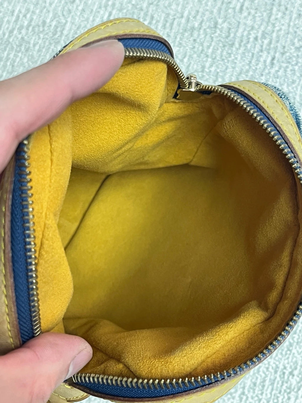 Louis Vuitton Organizer de Poche Denim Camera Bag Monogram Crossbody