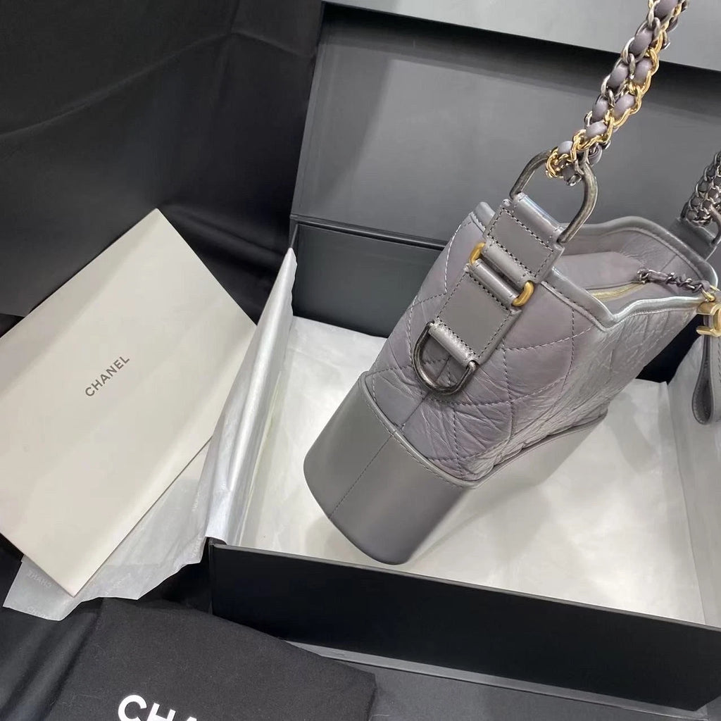 CHANEL Medium Gray Gabrielle Shoulder Bag For Women