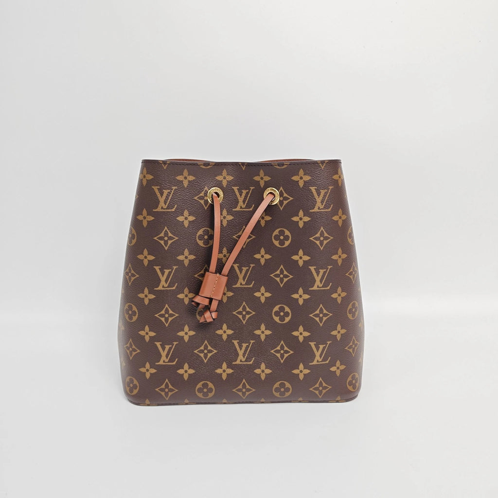 Louis Vuitton Monogram Brown Canvas Neonoe Bucket Bag For Women