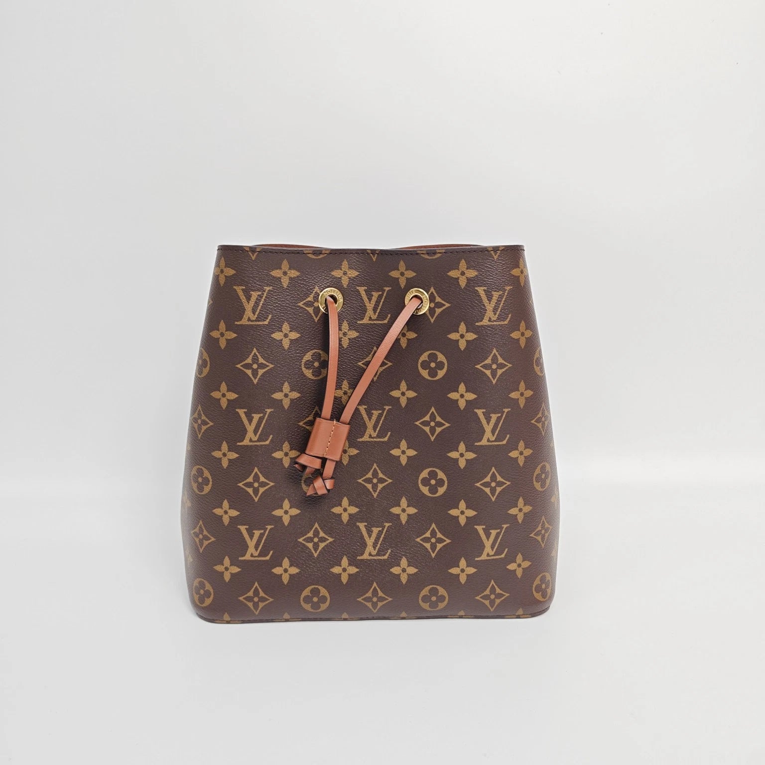 Louis Vuitton Monogram Brown Canvas Neonoe Bucket Bag For Women