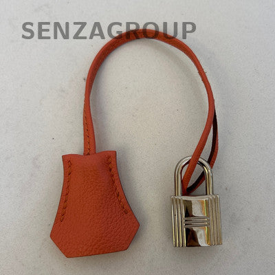 Hermès Toolbox Bag Orange Silver Crossbody Shoulder Bag for Women