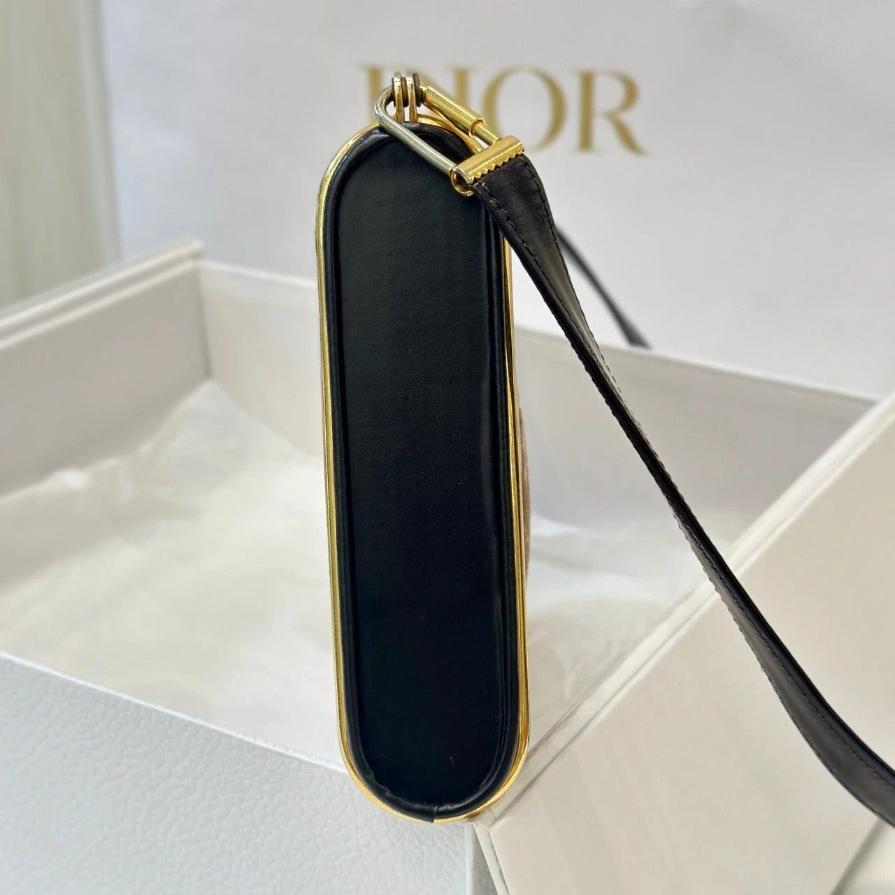 Dior Canvas Underarm Shoulder Bag For Women