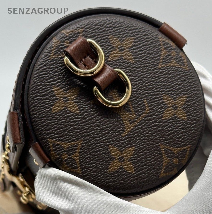 Louis Vuitton Papillon Trunk Monogram Crossbody Brown Gold Used Women Classic
