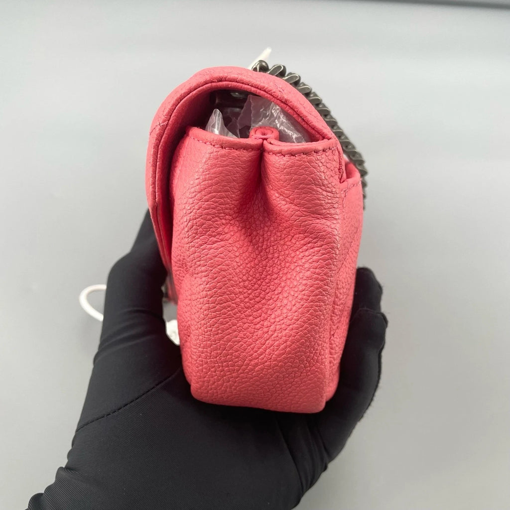 YSL Pink Leather Mini College Crossbody For Women