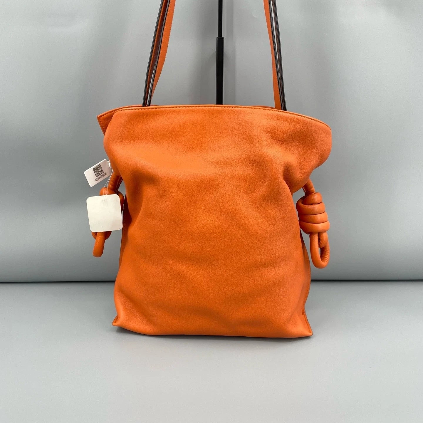 Loewe Medium Orange Leather Bucket Bag For Women