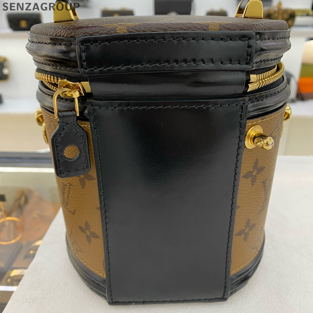 Louis Vuitton Monogram NeoNoe Bucket Bag Black Brown Women's Handbag