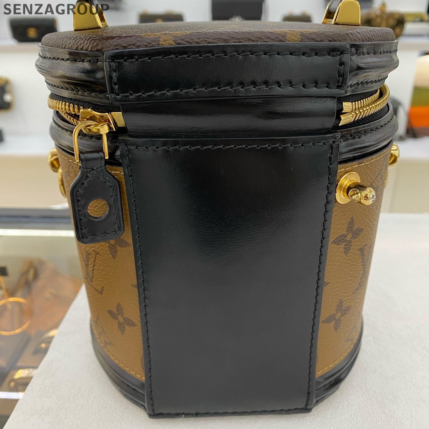 Louis Vuitton Monogram NeoNoe Bucket Bag Black Brown Women's Handbag