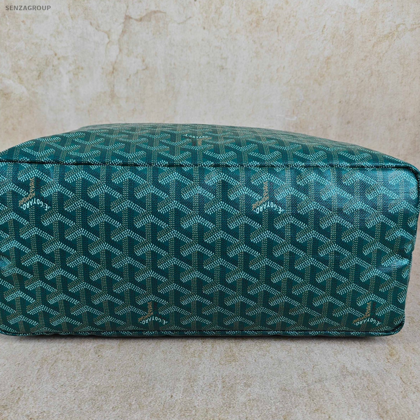 Goyard Green Silver Buckle Medium Tote Shoulder Bag Women Fashion