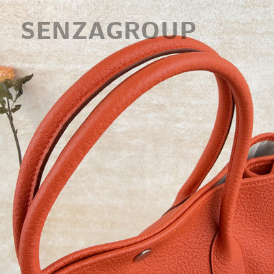 Hermès Garden Party 36 Tote Bag Orange Palladium Hardware Women's Fashion