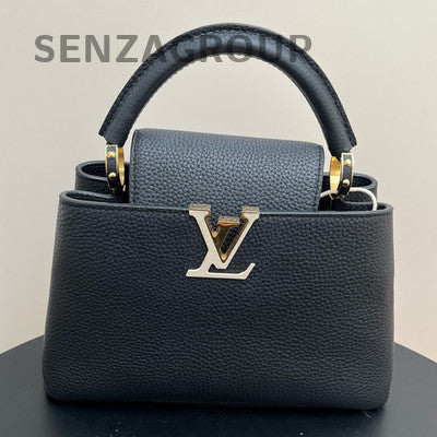 Louis Vuitton Capucines Black Gold Handbag - Classic Fashion Women