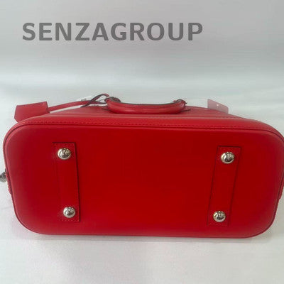 Louis Vuitton Monogram Watercolor Red Silver Handbag Women Classic