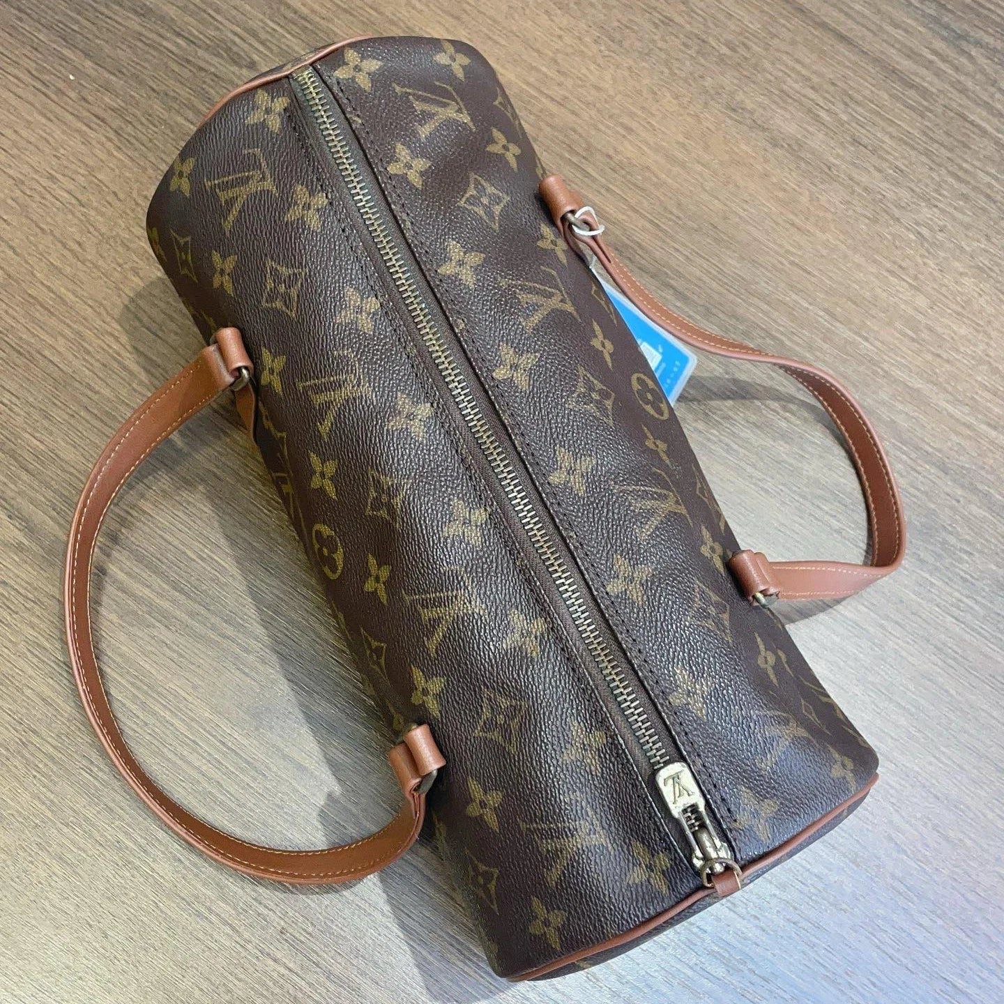 Louis Vuitton Papillon30 Pouch Monogram Canvas 2-Way Handbag Shoulder Bag