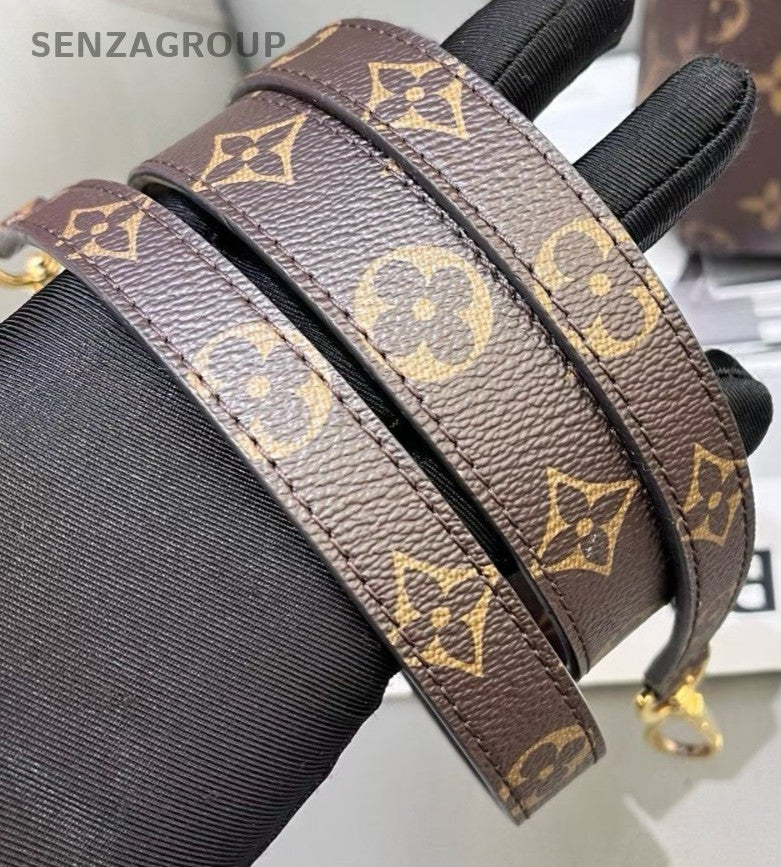 Louis Vuitton Montaigne BB Monogram Top Handle Shoulder Crossbody Bag Brown