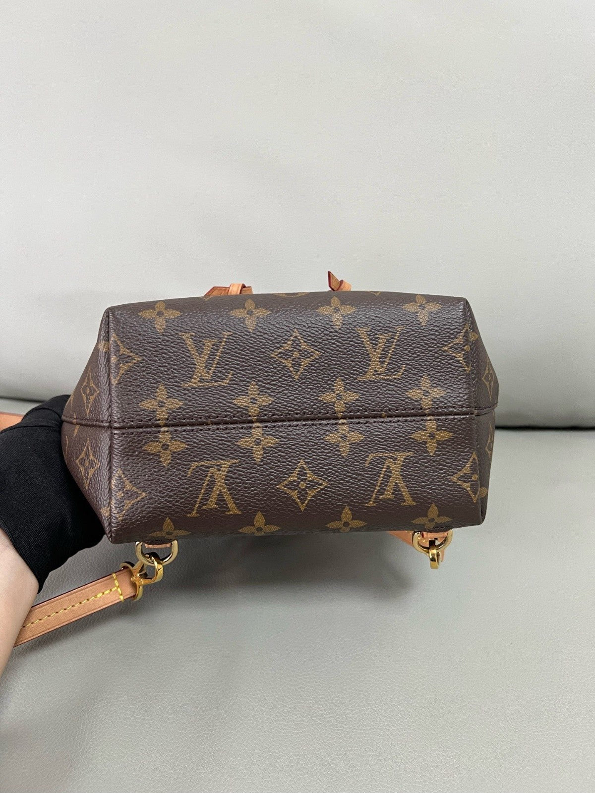 Louis Vuitton montsouris BB Backpack  Monogram Shoulder bag Brown
