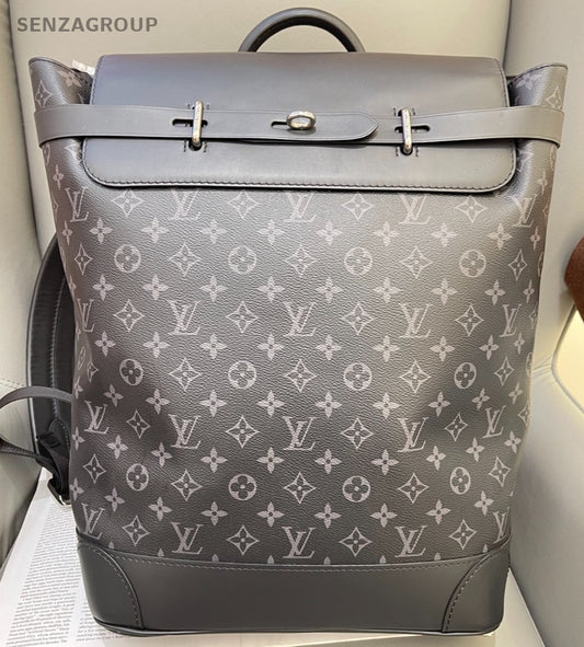Louis Vuitton Steamer Monogram Backpack Black Unisex Adults Classic