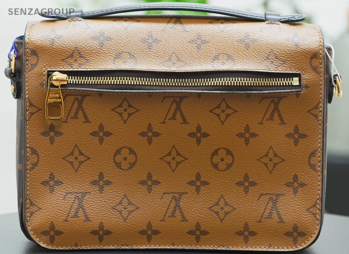 Louis Vuitton Pochette Métis Monogram 2way Shoulder Handbag Brown Crossbody