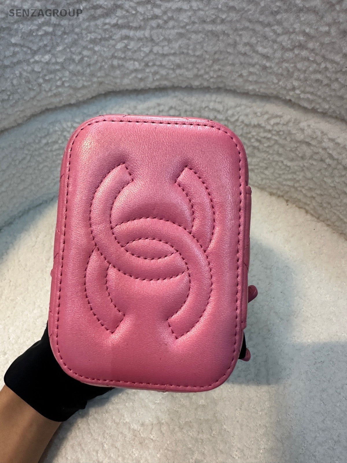 CHANEL Vanity Box Sweet Series Chain Shoulder bag Crossbody Pink Women