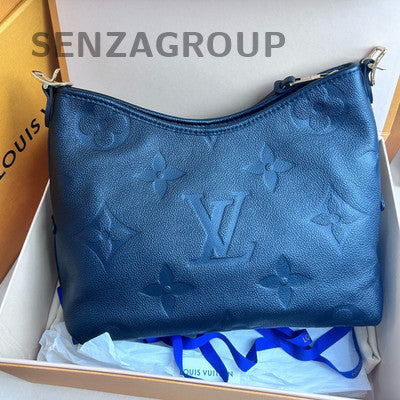 Louis Vuitton Carryall Small Black Leather Shoulder Crossbody Bag Women