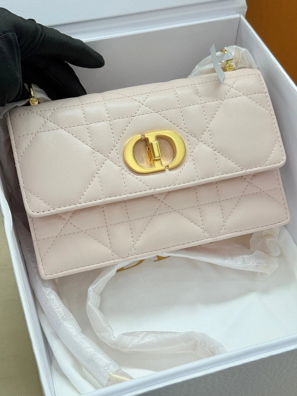Dior Miss Caro Mini Pink Shoulder Handbag Crossbody Bag For Women