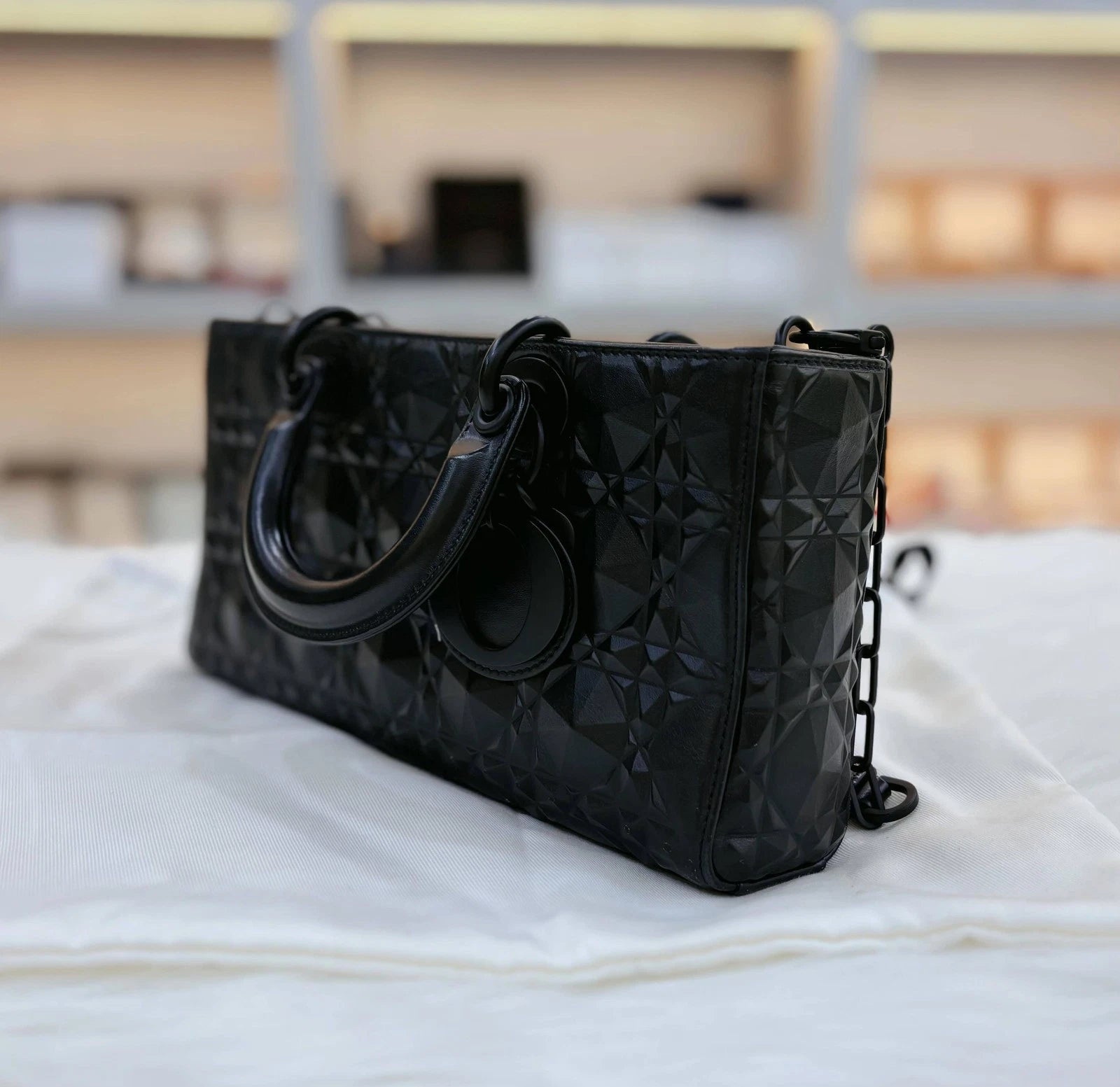 Dior Lady D-Joy Medium Cannage Shoulder Handbag for Women