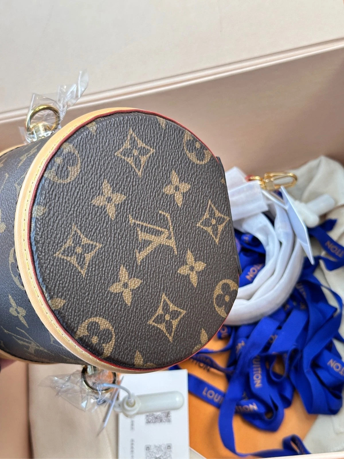 Louis Vuitton Cannes Monogram Canvas Mini Bucket Bag