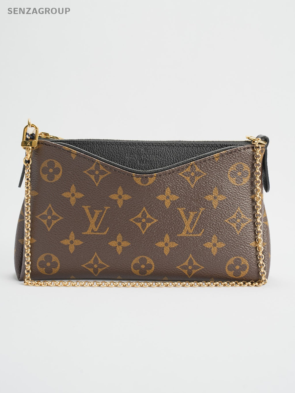 Louis Vuitton Monogram M41639 Pallas Clutch  Shoulder Bag