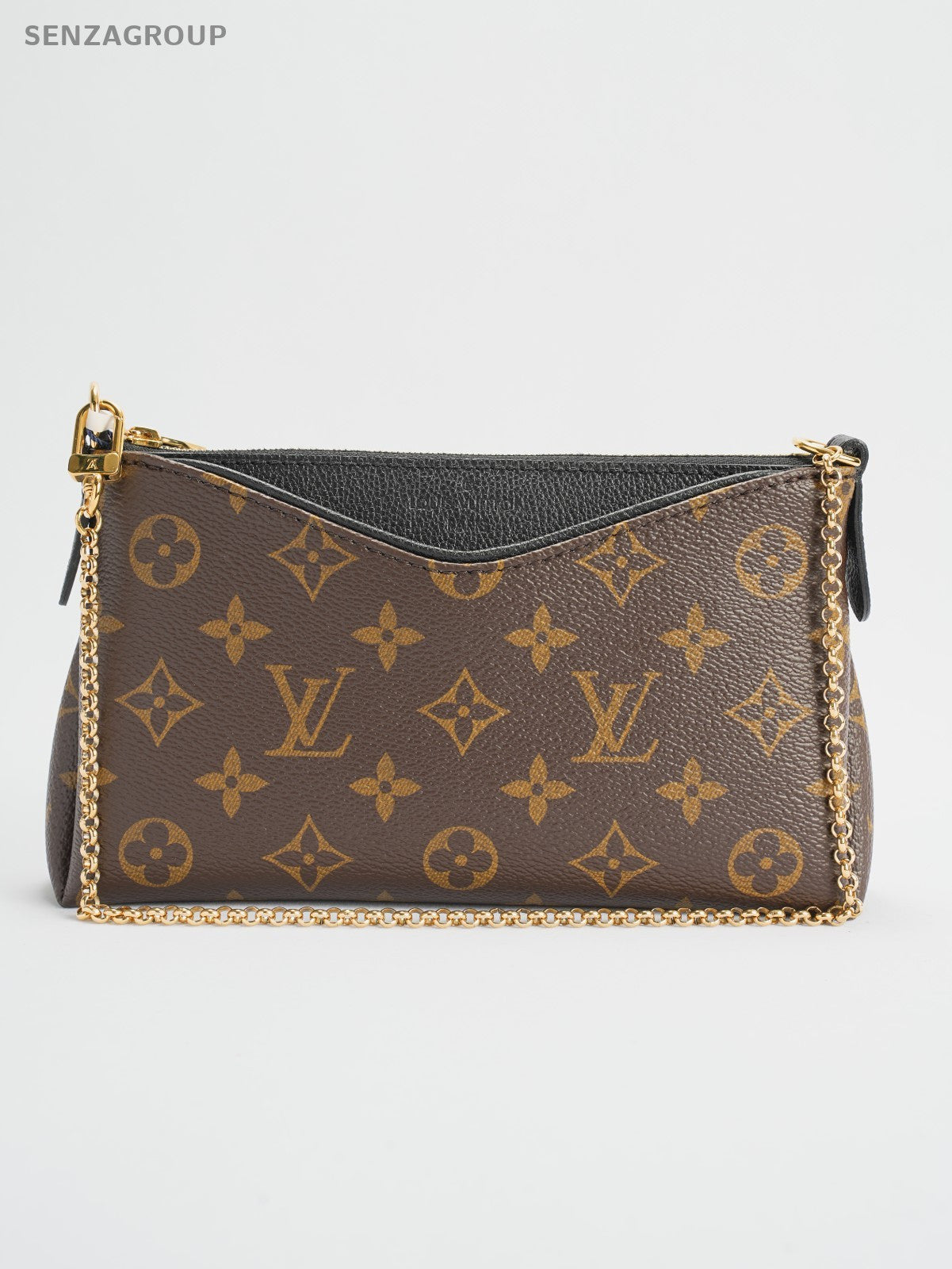 Louis Vuitton Monogram M41639 Pallas Clutch  Shoulder Bag
