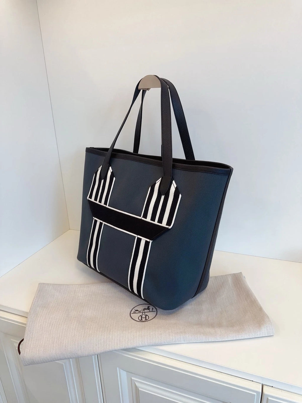 Hermès Cabas Pursangle Large Tote Bag Work Travel Tote Women Classic