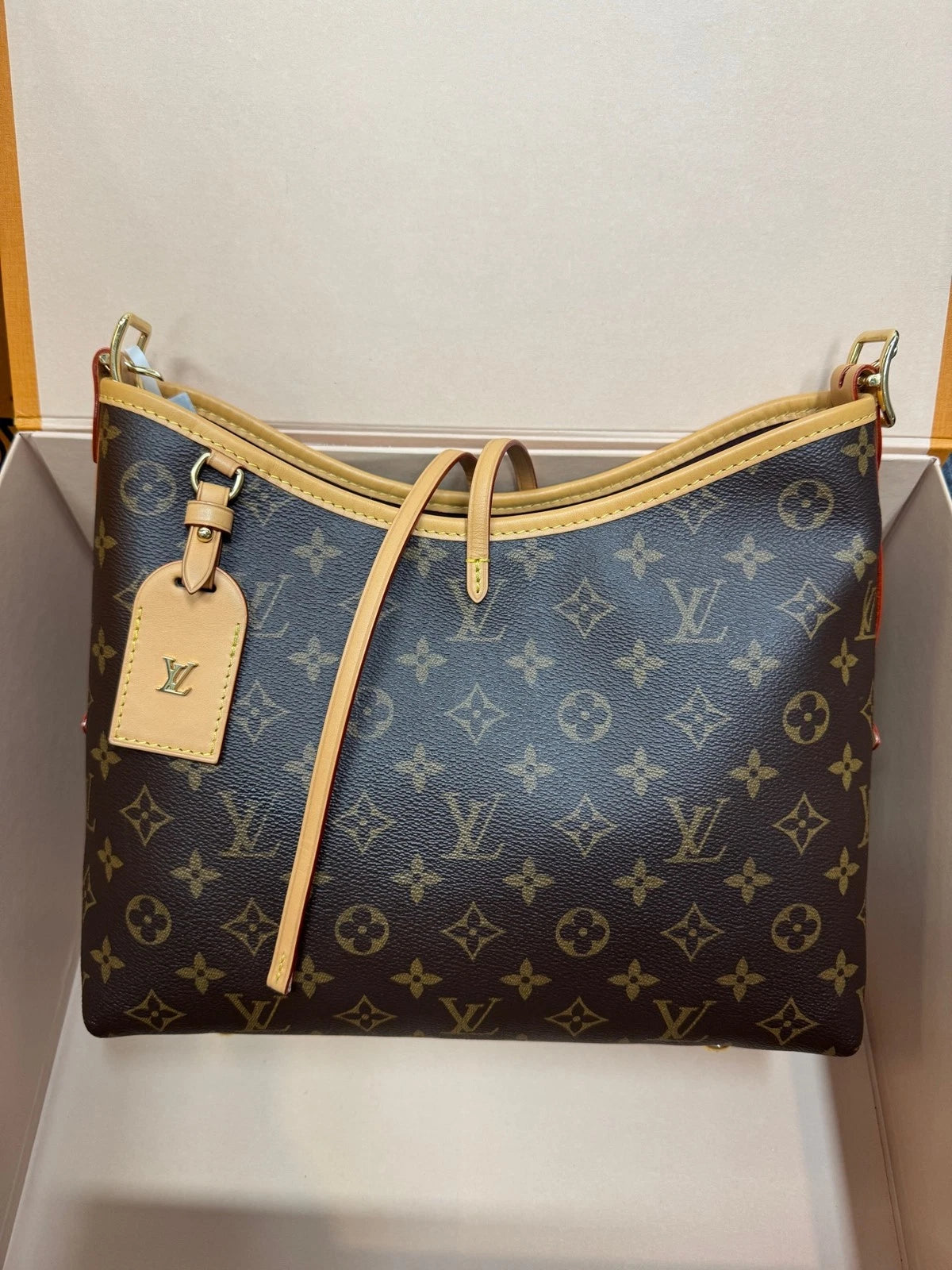 Louis Vuitton Monogram Canvas Carryall Small Tote Bag For Women
