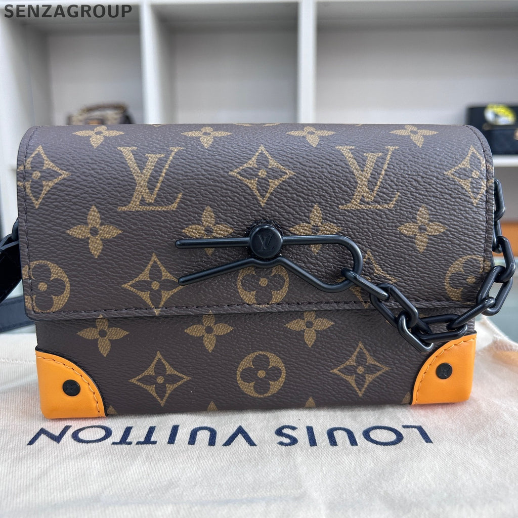 Louis Vuitton Steamer Monogram Box Bag Unisex Classic Shoulder Bag