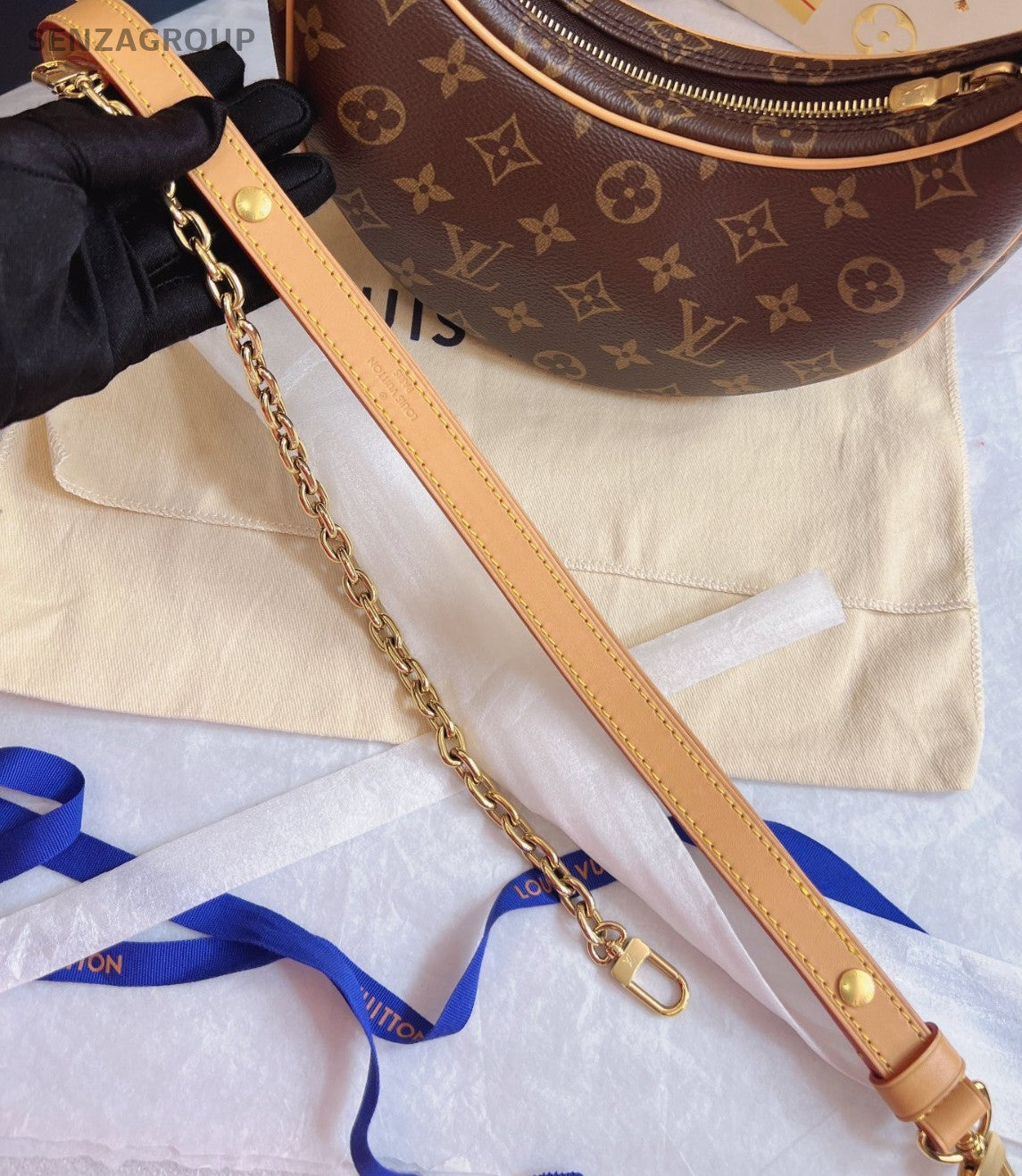 Louis Vuitton Sac Loop Monogram 2WAY Shoulder bag Chain Strap Brand new