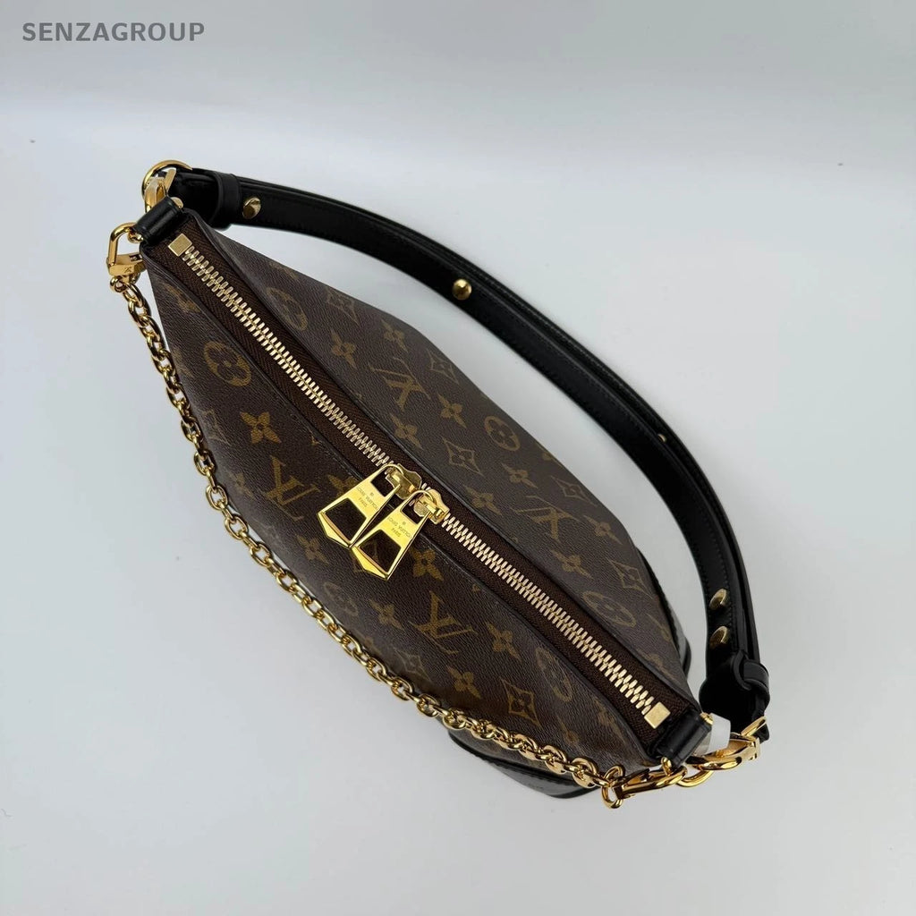 SJ0001 Louis Vuitton Boulogne Shoulder Bag NM Brown Canvas Monogram Z
