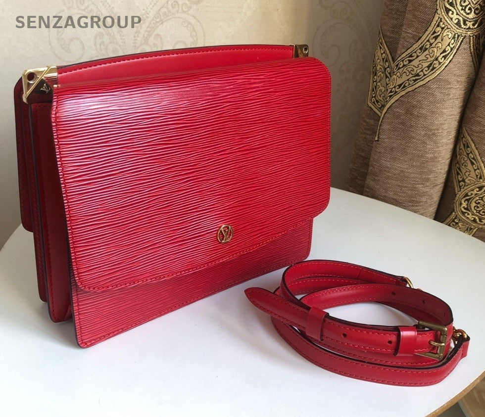 Louis Vuitton Water ripples shoulder bag red crossbody woman