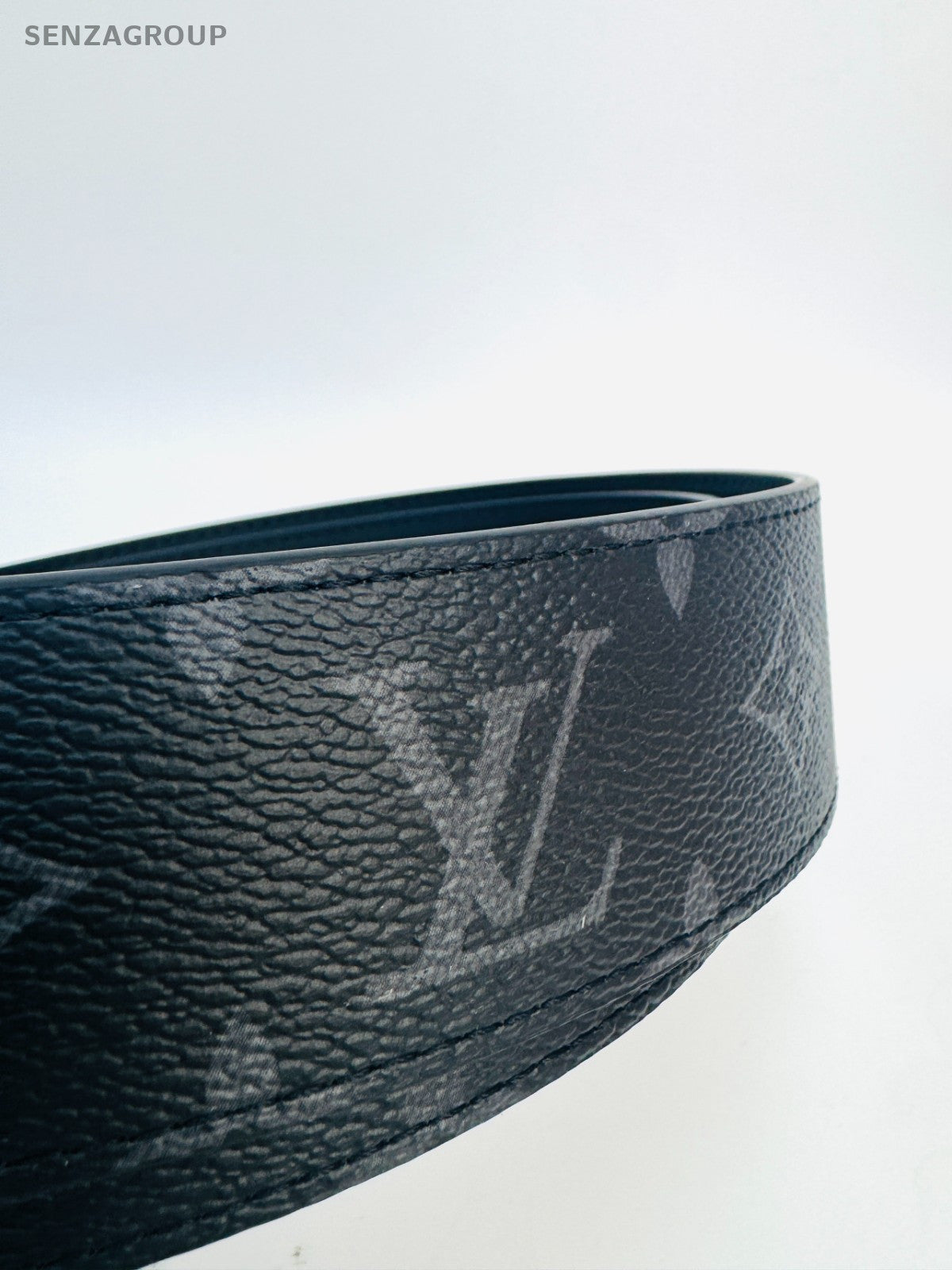 Louis Vuitton Black Monogram Men's Belt Classic Brand NEW
