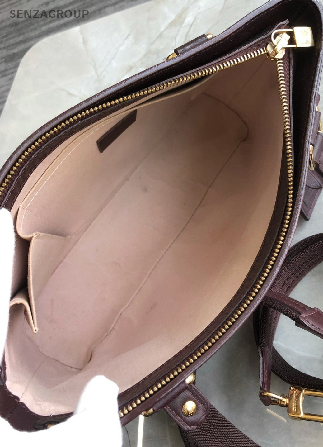 Louis Vuitton Denim Monogram Top Handle 2way Handbag Shoulder bag Pink Women