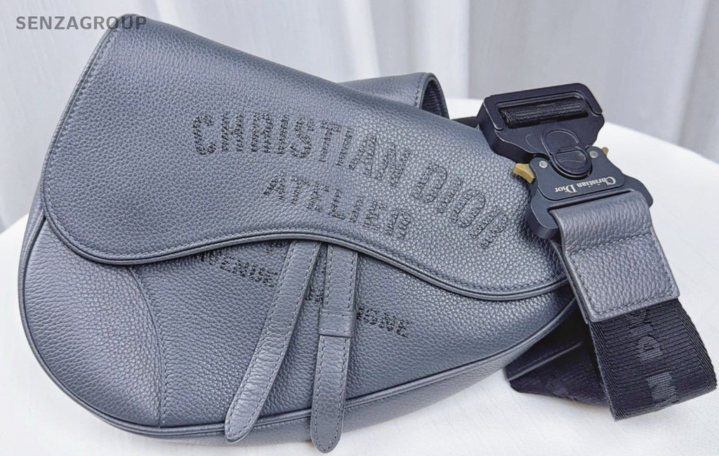 Christian Dior Saddle 1947 Dark Gray Shoulder bag Calfskin
