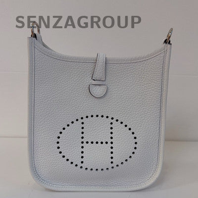 Hermes Evelyne Mini Bag Silver White - Classic Women Shoulder Crossbody Bag