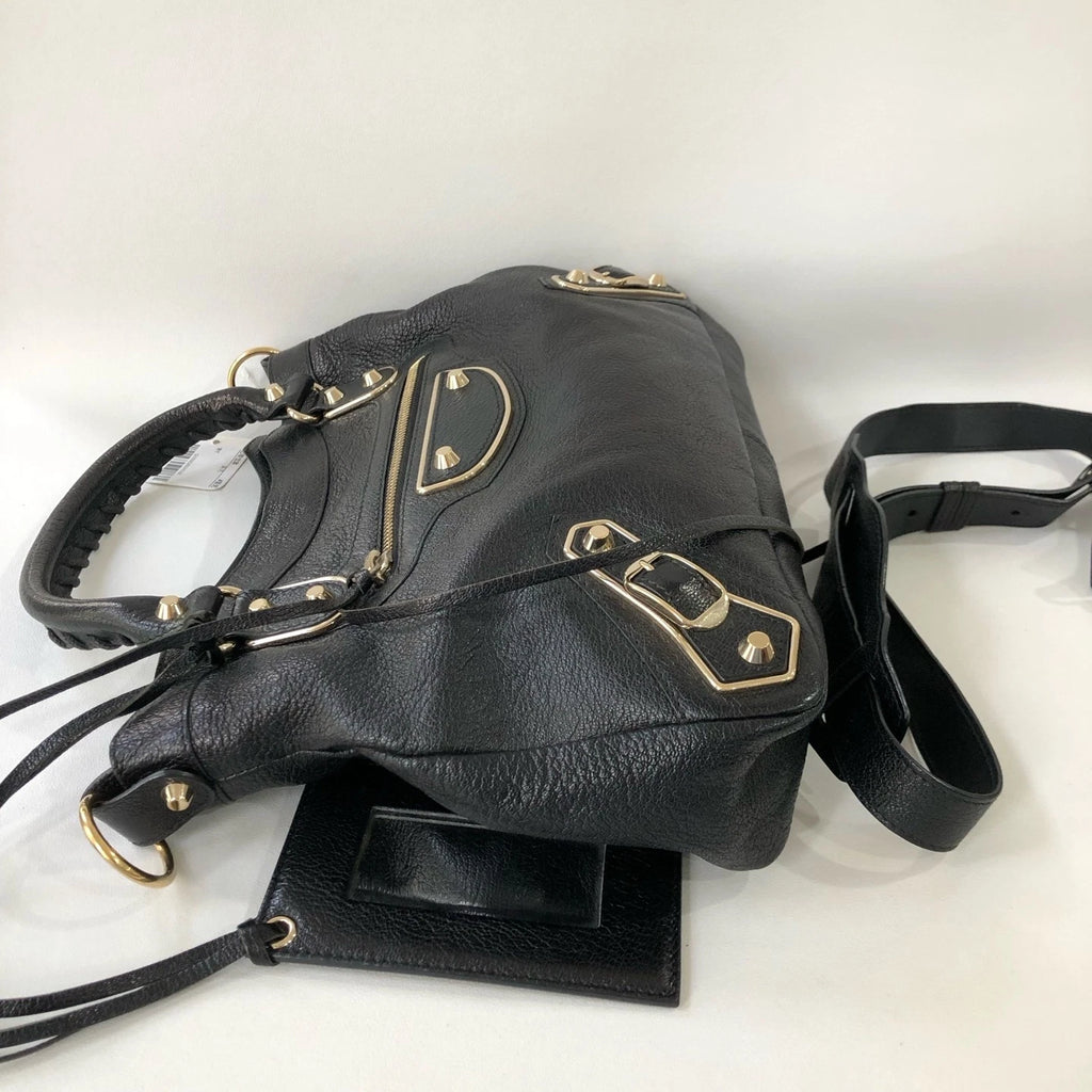 Balenciaga Medium Leather Crossbody Motorcycle Bag For Women