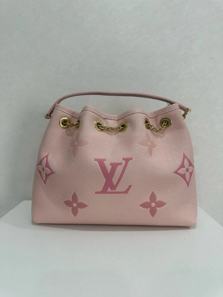 Louis Vuitton Pink Strawberry Drawstring Bucket Handbag For Women