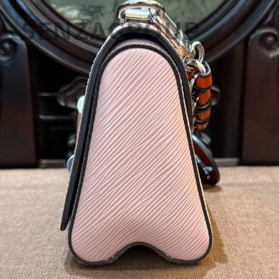 Louis Vuitton Epi Twist Small Pink Silver Shoulder Bag Classic Women