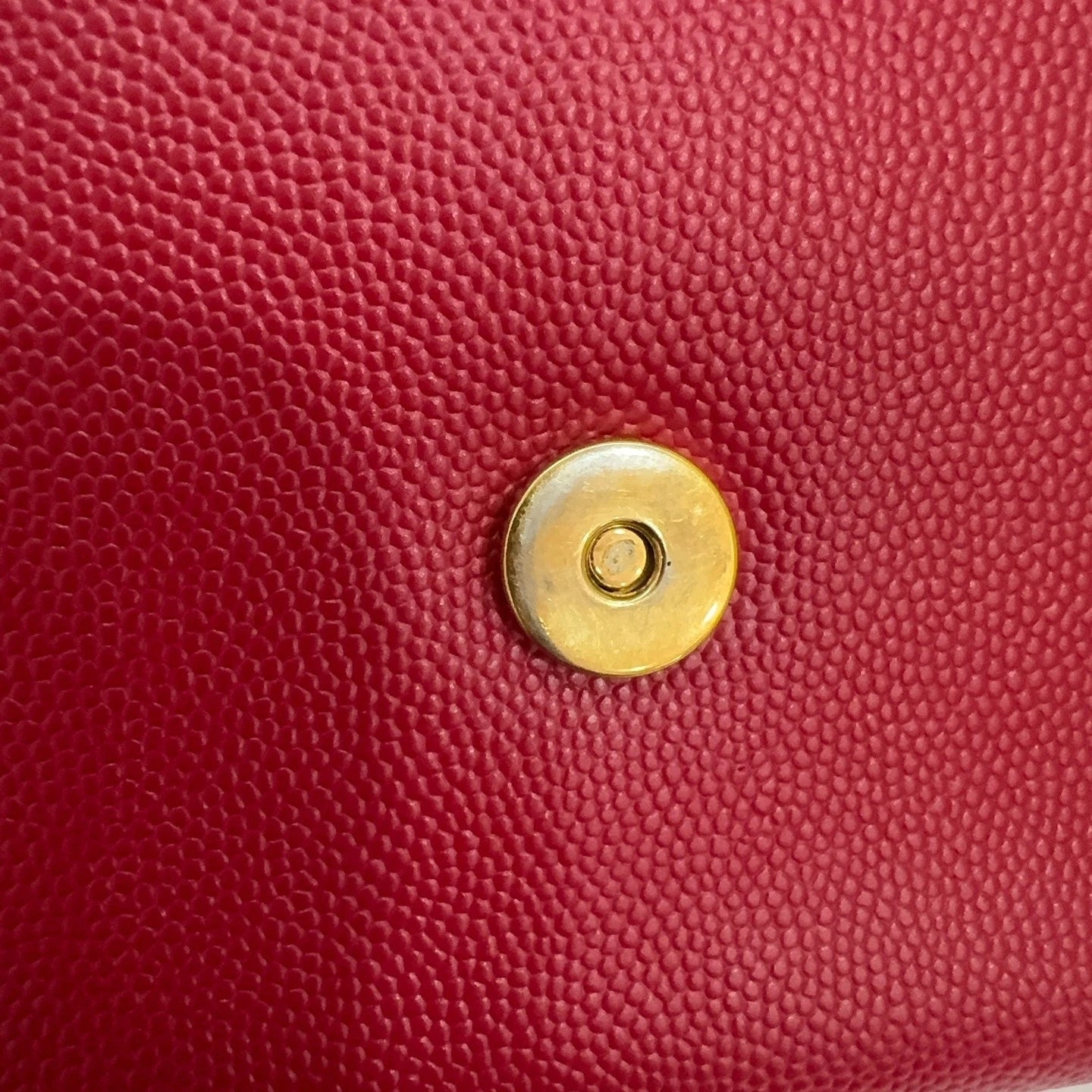 YSL Red Gold Kate Caviar Leather Shoulder Crossbody Bag For Women