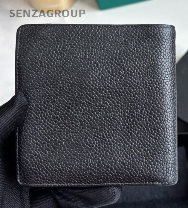 CHANEL CC Wallet Calfskin Black