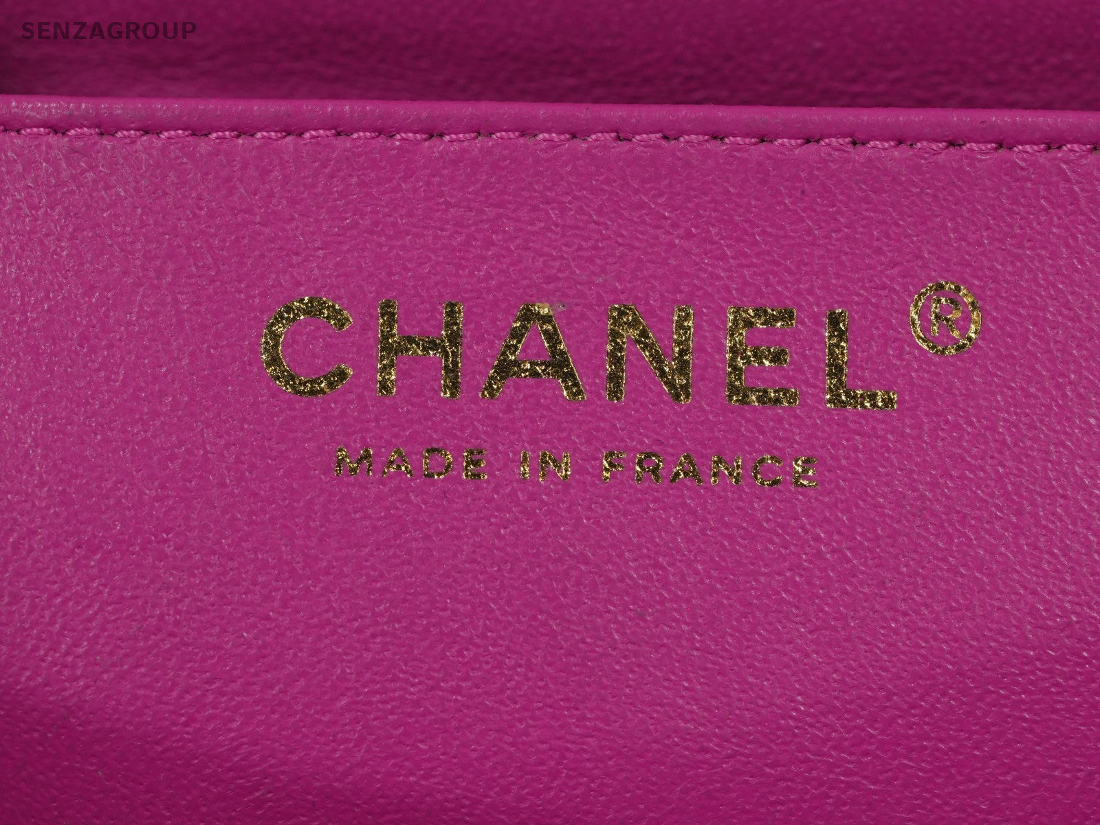 CHANEL Classic Flap V-Shape Pattern Chain Shoulder bag Pink Gold Women Classic