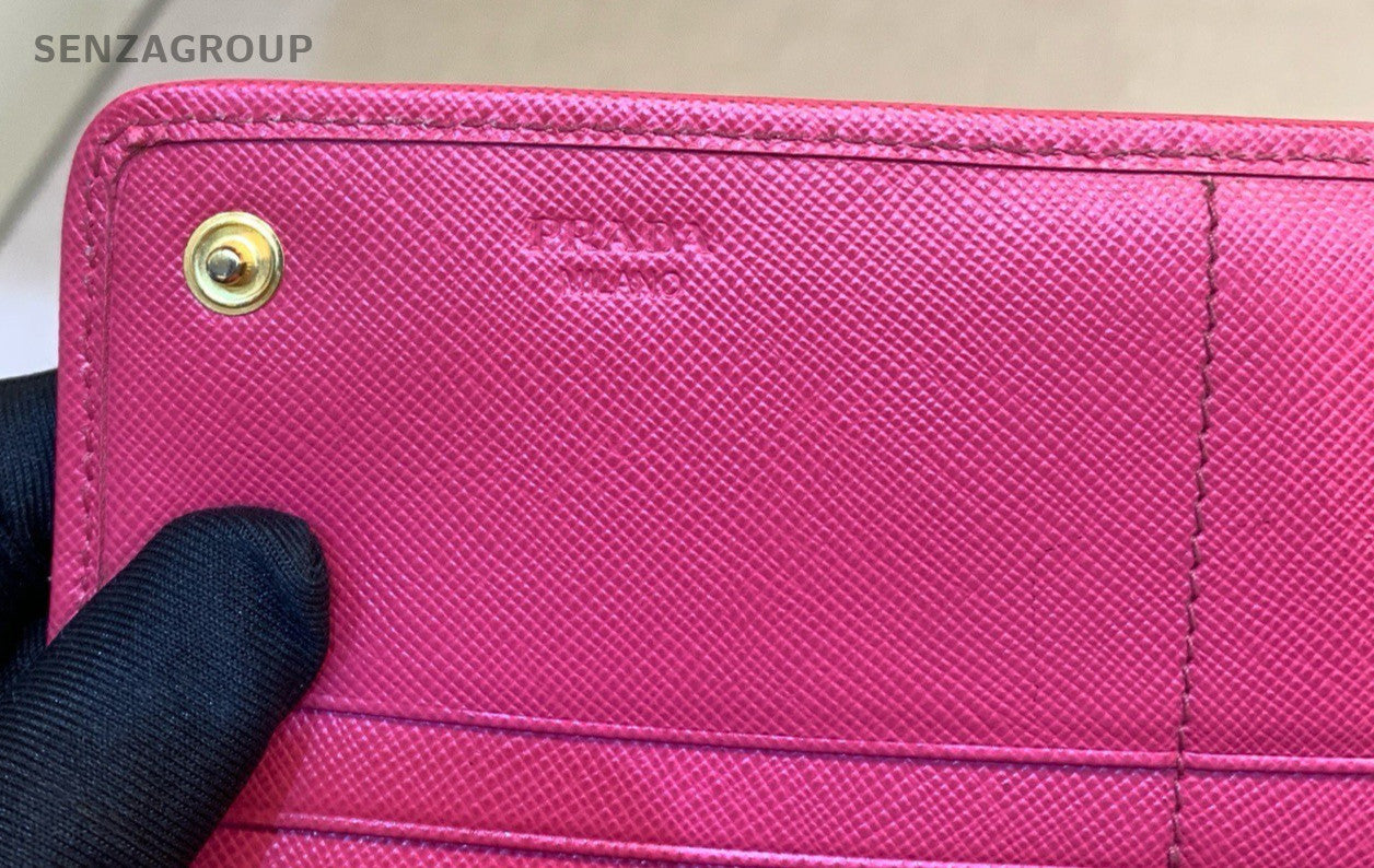 Prada Clutch Wallet Red Women