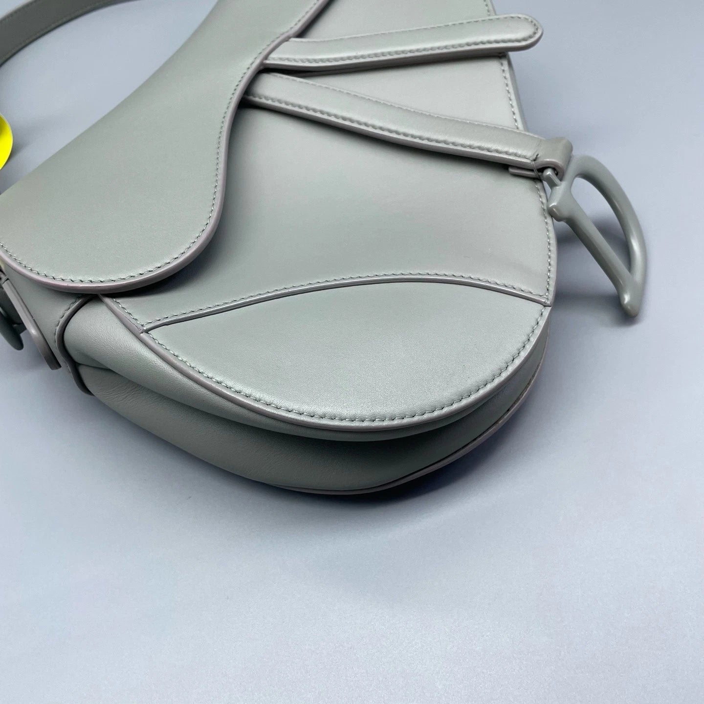 Dior Saddle Gray Shoulder Bag Excellent
