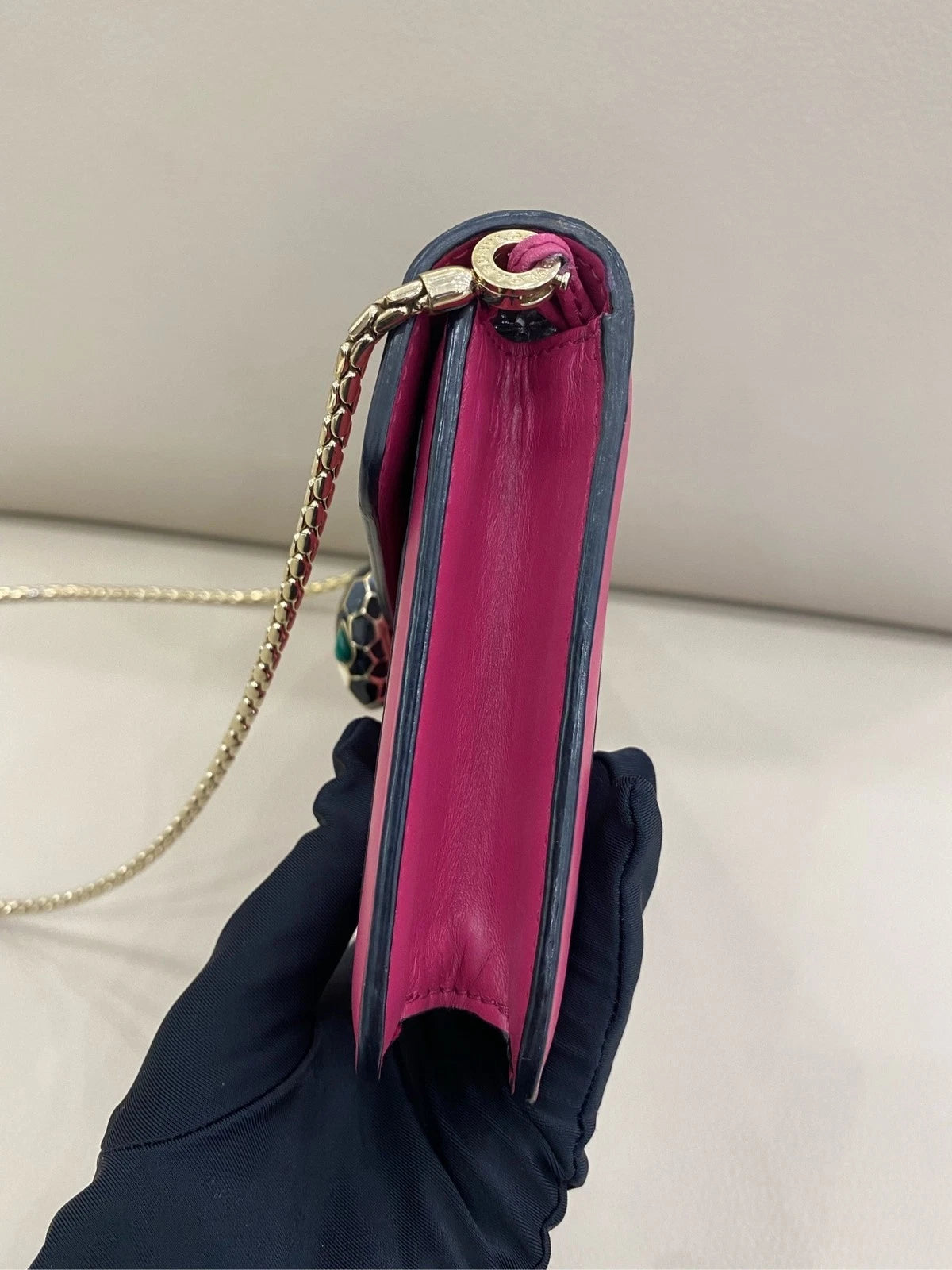 Bvlgari Serpenti PM Chain Crossbody Bag For Women
