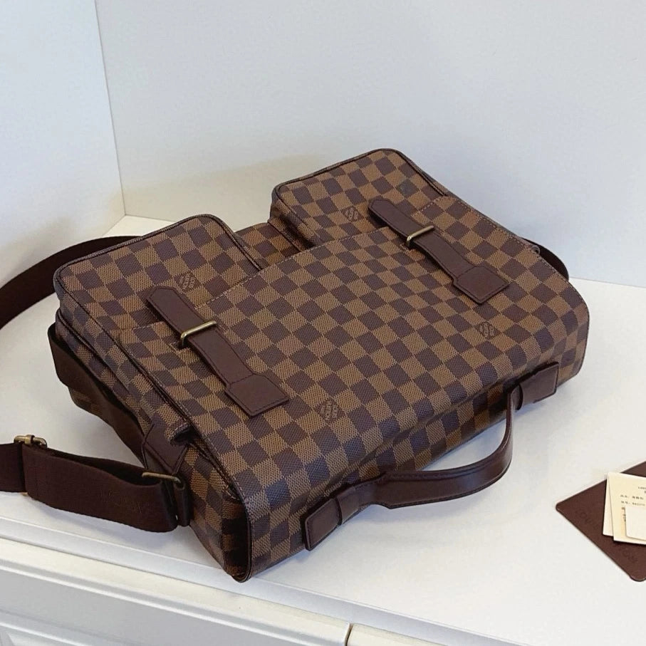 Louis Vuitton Broadway Messenger Bag Top Handle Shoulder Bag Unisex Adults