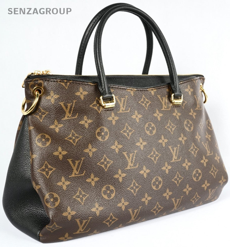 Louis Vuitton Pallas MM Monogram 2way Shoulder bag  Handbag Women Classic